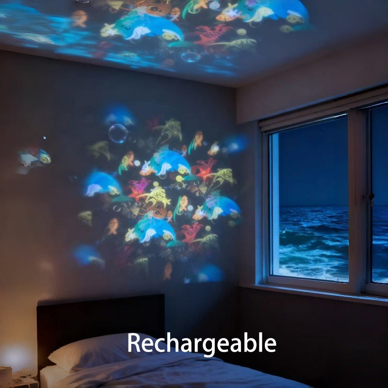 🎁2026 Hot Sale🔥Dynamic Rotating LED Projector Light